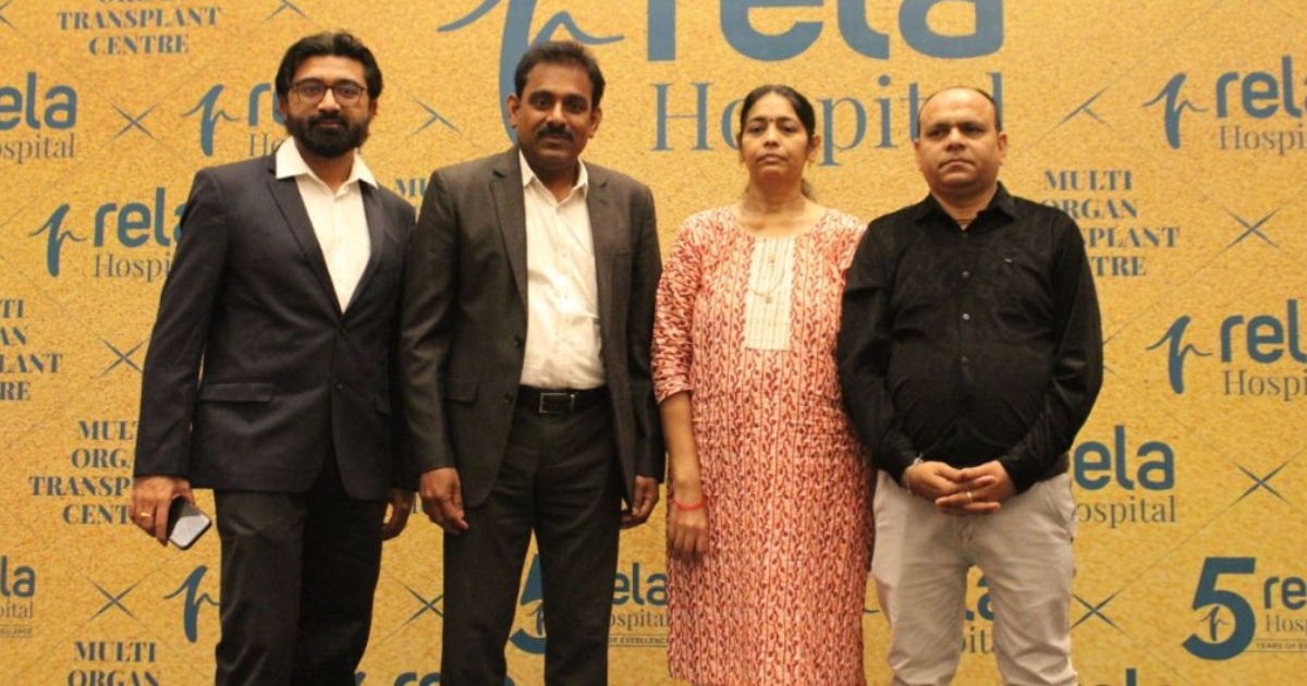 42-year-old Gujarati Mother of Two gets a fresh start after complex dual lung transplantation at Chennai’s Rela Hospital